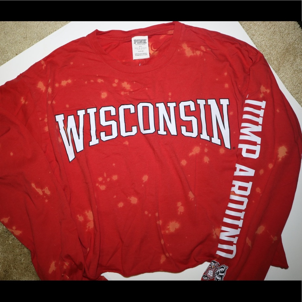 Victoria’s Secret Wisconsin Badgers crop top
